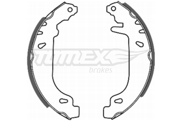 Sada brzdových čeľustí TOMEX Brakes